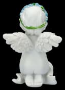 Figuren Shop GmbH Engel Figur mit Kreuz Putte Dekofigur 12 cm Bild 5