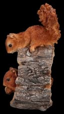 Figuren Shop GmbH Spielende Eichhörnchen Gartenfigur Kunststein Bild 4