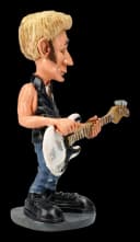 Figuren Shop GmbH Dekofigur Bassist Mike Rockstar Kunststein Bild 4