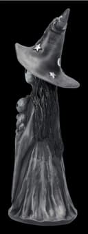 Figuren Shop GmbH Hexenfigur mit Kätzchen 12,5 cm Gothic Dekoration Bild 5
