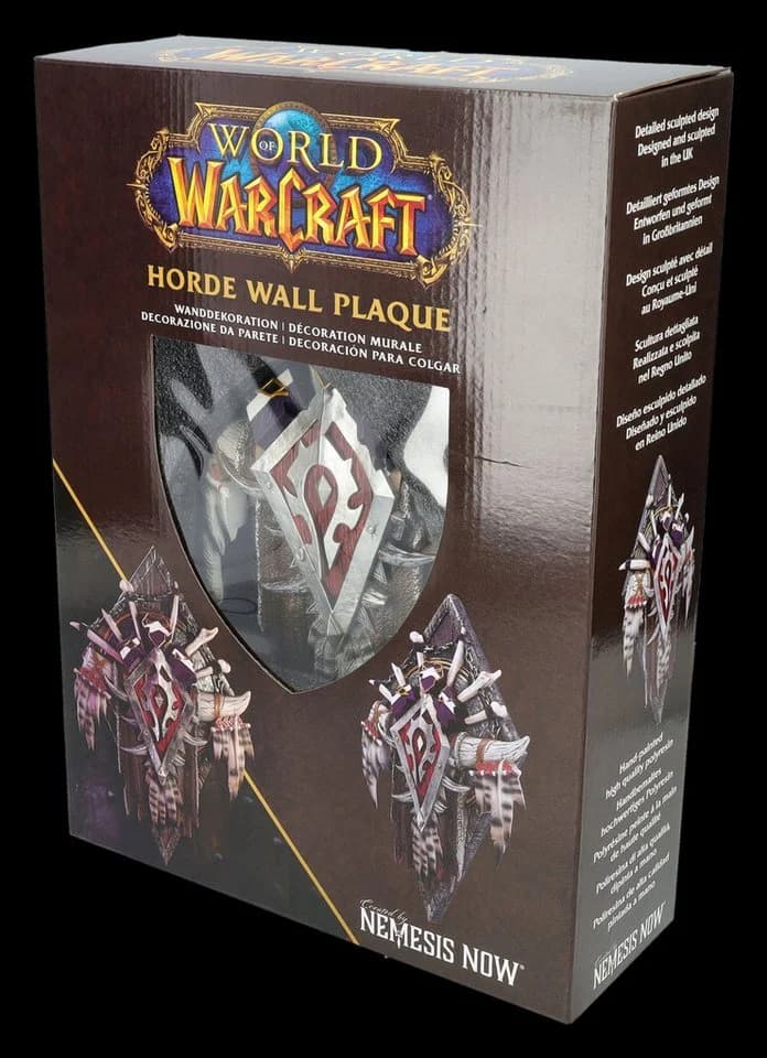 Nemesis Now Horde Wandschild Warcraft Deko Relief 30 cm