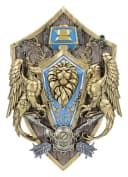 Figuren Shop GmbH Warcraft Wandrelief Allianz Wappen Löwenkopf Deko 30 cm Bild 2