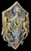 Figuren Shop GmbH Warcraft Wandrelief Allianz Wappen Löwenkopf Deko 30 cm Bild 3