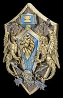 Figuren Shop GmbH Warcraft Wandrelief Allianz Wappen Löwenkopf Deko 30 cm Bild 4