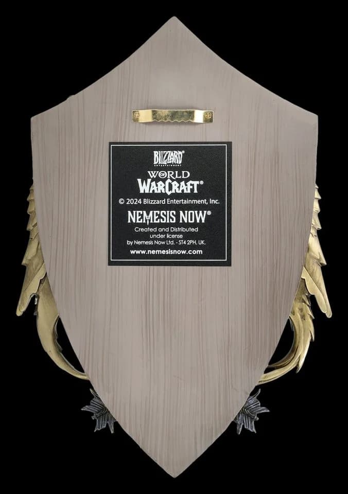 Figuren Shop GmbH Warcraft Wandrelief Allianz Wappen Löwenkopf Deko 30 cm - Bild 5