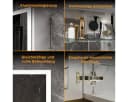Gunuss Badezimmerspiegelschrank mit LED-Beleuchtung 80 x 60 cm Bild 5