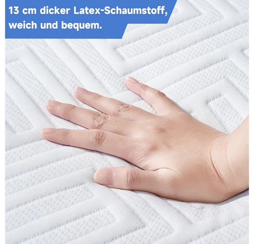 Gunuss Klappmatratze Grau Memory-Schaum 13cm - Bild 3