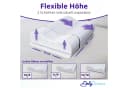 Träumegut24 OnlyDreams Nackenstützkissen Memoryschaum Aloe Vera Bezug Weiß Bild 4