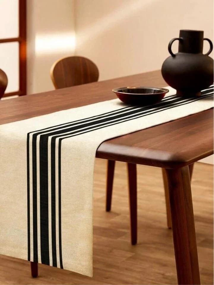 LIVINA HOME Tischläufer Premium Polyester Modern Landhaus