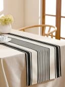 LIVINA HOME Tischläufer Premium abwaschbar moderne Leinenoptik Bild 4
