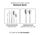 LIVINA HOME Latte-Macchiato-Löffel 6er Set Edelstahl 18/10 Silber Extra Lang Bild 4