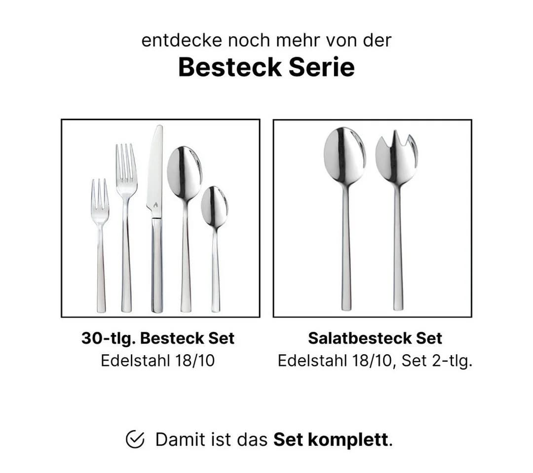 LIVINA HOME Latte-Macchiato-Löffel 6er Set Edelstahl 18/10 Silber Extra Lang - Bild 4