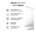 LIVINA HOME Premium Baumwollschlafkissen 100% Baumwolle Polyesterfüllung Bild 4