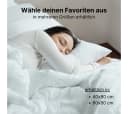 LIVINA HOME Premium Baumwollschlafkissen 100% Baumwolle Polyesterfüllung Bild 5