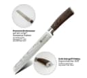 LIVINA HOME Brotmesser mit Wellenschliff und Echtholzgriff Bild 3