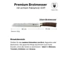 LIVINA HOME Brotmesser mit Wellenschliff und Echtholzgriff Bild 4