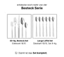 LIVINA HOME Tortenheber & Tortenmesser Set 2-tlg. Edelstahl 18/10 Silber Bild 3