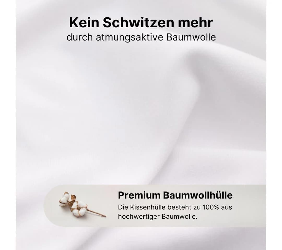 LIVINA HOME Kopfkissen Hotelqualität Microfaser Baumwolle - Bild 4