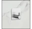 LIVINA HOME Handtuchhaken selbstklebend Edelstahl silber Bild 4