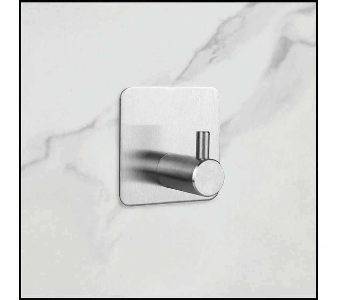 LIVINA HOME Handtuchhaken selbstklebend Edelstahl silber - Bild 4