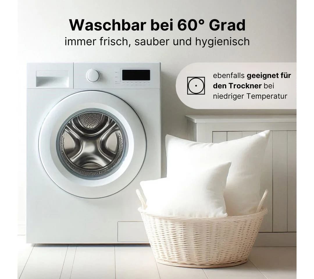 LIVINA HOME Schlafkissen Premium Kopfkissen Baumwolle 100% - Bild 4
