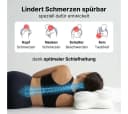 LIVINA HOME Nackenstützkissen Premium Memory Foam Grau Orthopädisch Bild 3