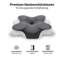 LIVINA HOME Nackenstützkissen Premium Memory Foam Grau Orthopädisch Bild 5