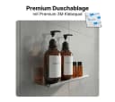 LIVINA HOME Handtuchhaken Set mit Duschablage Edelstahl Selbstklebend Silber Bild 4