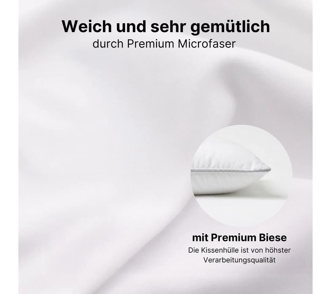 LIVINA HOME Kopfkissen Premium Microfaser Hotelqualität - Bild 5
