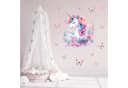 nikima Wandtattoo Einhorn mit Schmetterlingen Bunt PVC-Folie Bild 5