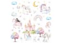 nikima Wandtattoo Einhorn Schloss Prinzessin Bild 2