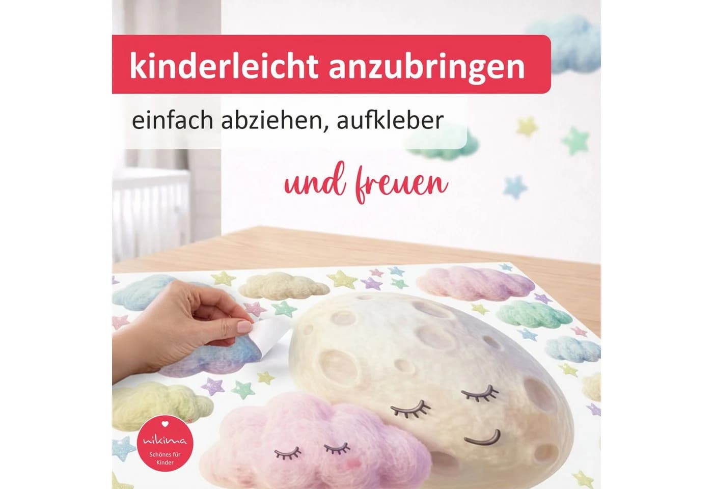 nikima Wandtattoo Einhorn Schloss Prinzessin - Bild 4