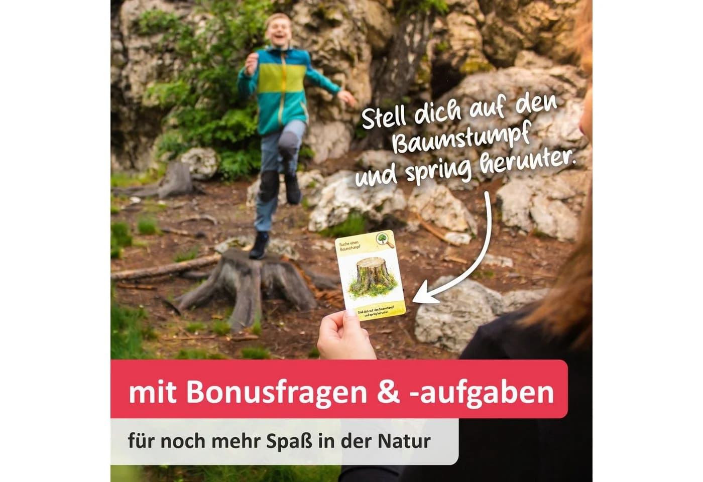nikima Outdoor Suchspiel Kinder 50 Karten Naturspiel in Metalldose - Bild 4