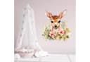 nikima Wandtattoo Reh mit Blumen PVC-Folie Bunt Bild 3