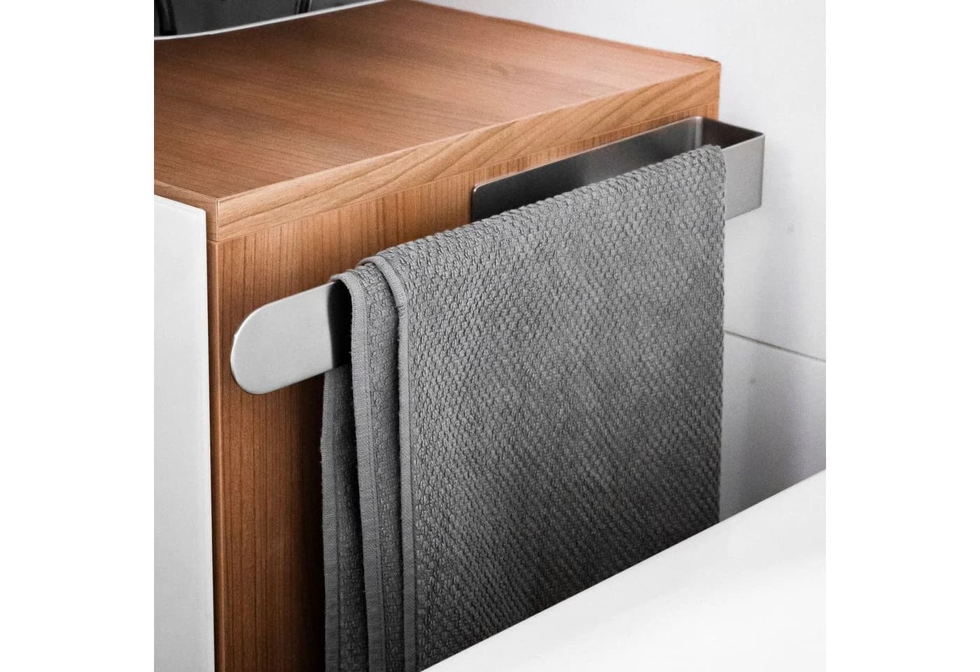 ELMOWO Handtuchhalter Edelstahl Selbstklebend Silber - Bild 2