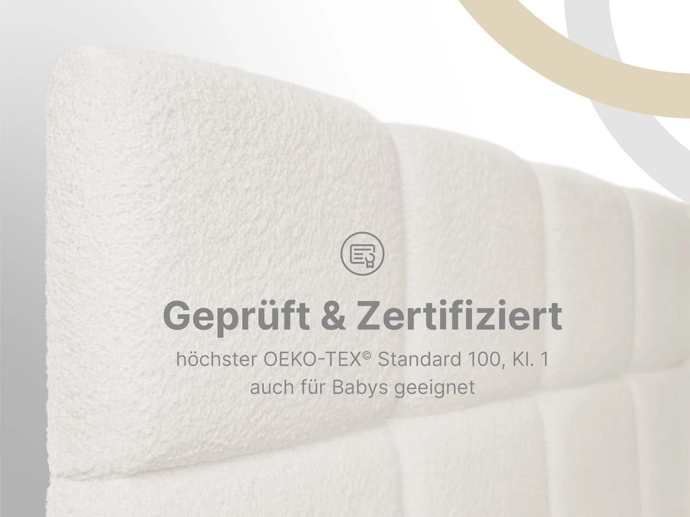 wonello Boxspringbett Madison 3 mit TV-Lift und Bettkasten weiß - Bild 3