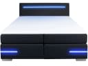 wonello Boxbett Lennox Schwarz mit LED-Beleuchtung und USB-Anschlüssen Bild 1