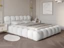 wonello Polsterbett Mira mit Bettkasten und Lattenrost Boucle-Stoff Bild 2