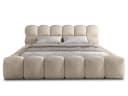 wonello Polsterbett Mira mit Bettkasten Boucle-Stoff Beige Bild 4