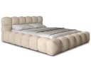 wonello Polsterbett Mira mit Bettkasten Boucle-Stoff Beige Bild 5