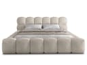 wonello Polsterbett Mira mit Bettkasten und Lattenrost Boucle Hellbeige Bild 4