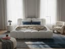 wonello Polsterbett Milia 1 Bett mit Bettkasten und Lattenrost Bouclé-Stoff Bild 1