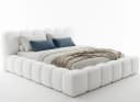 wonello Polsterbett Milia 1 Bett mit Bettkasten und Lattenrost Bouclé-Stoff Bild 4