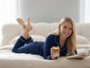 wonello Polsterbett Nuba Bett mit Bettkasten und Lattenrost Bouclé-Stoff Bild 5