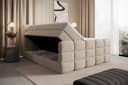 wonello Boxspringbett Carenzo Beige mit Bettkasten und Topper Bild 1