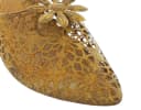 Dekoleidenschaft Gartenfigur Schuh Metall Rostfinish 28 cm Bild 3