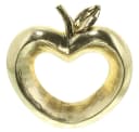 Dekoleidenschaft Dekofigur "Apfel & Birne" Gold 2er Set Polyresin Bild 3