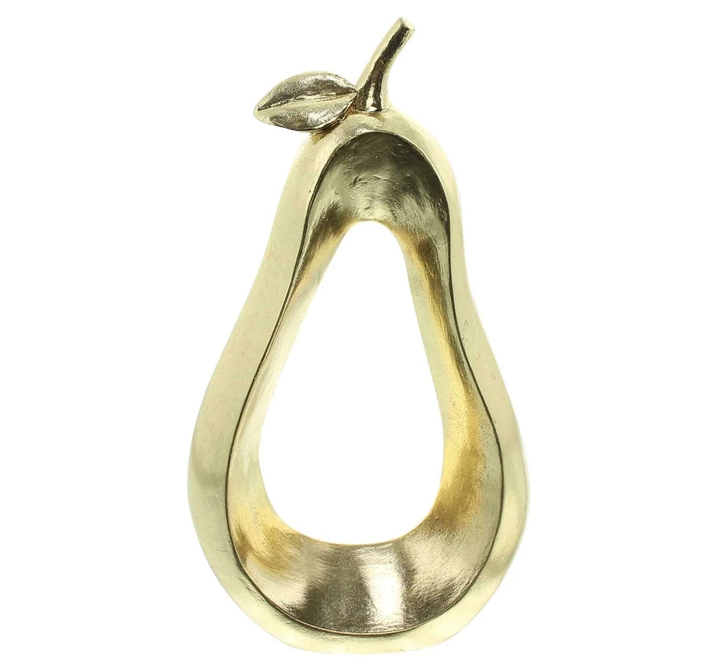 Dekoleidenschaft Dekofigur "Apfel & Birne" Gold 2er Set Polyresin - Bild 4