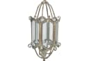 Dekoleidenschaft Kerzenlaterne Metall Standlaterne Shabby Grey 112 cm Bild 4