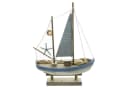 Dekoleidenschaft LED-Dekofigur Segelschiff Holz Shabby Look 48 cm Bild 2